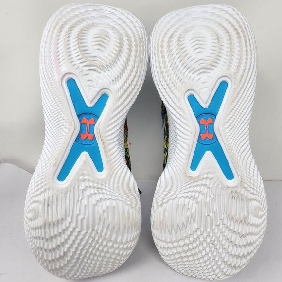 Under Armour Curry Flow 10 Sour Patch Kids sweet Basketball Shoes Men Size 14 - Picture 11 of 14